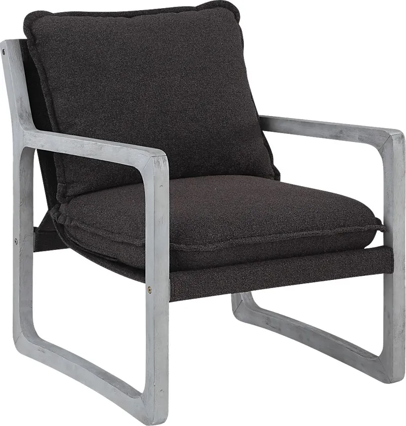 Valmere Black Accent Chair