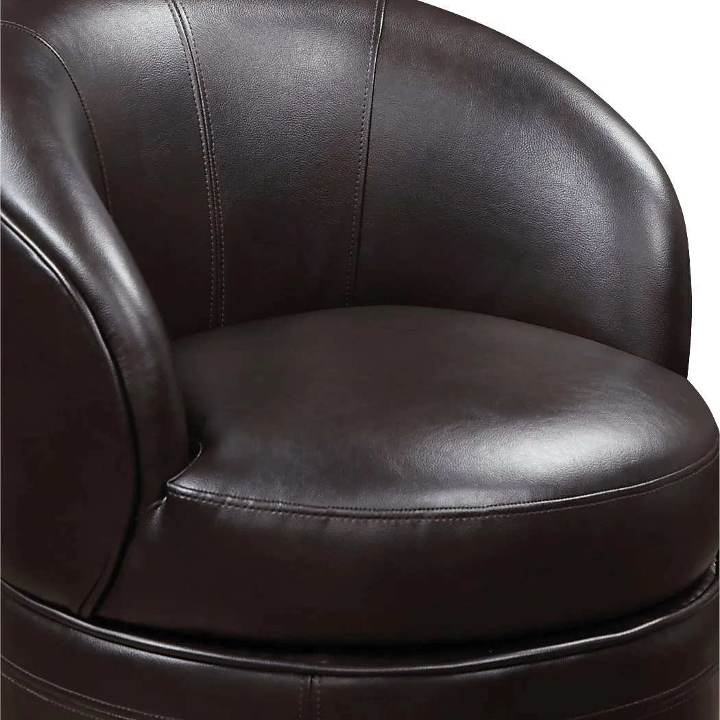 Camwick Brown Swivel Accent Chair