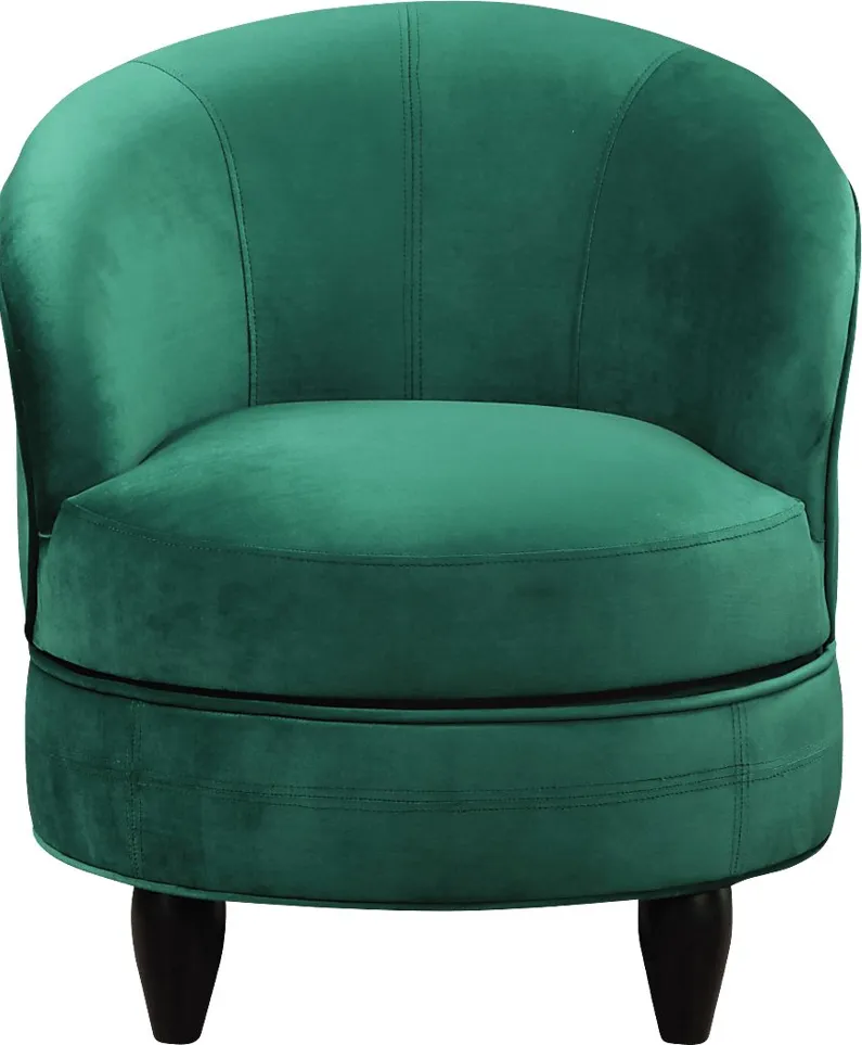 Camwick Green Swivel Accent Chair