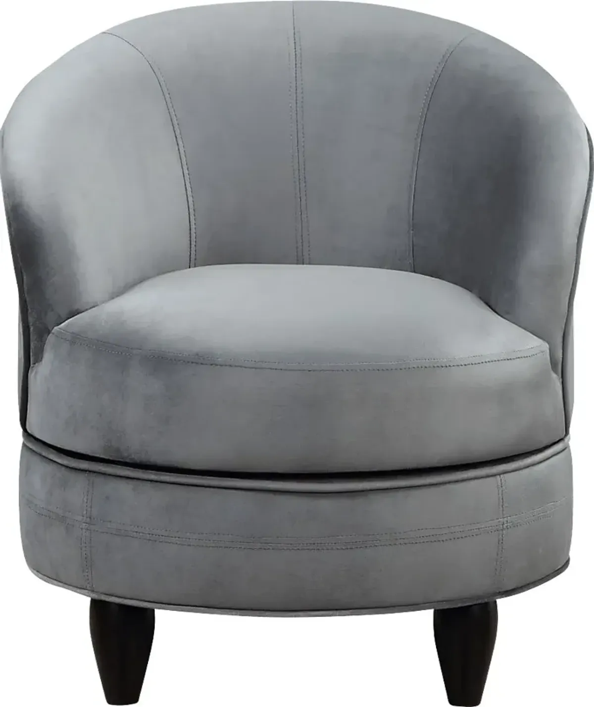 Camwick Light Gray Swivel Accent Chair