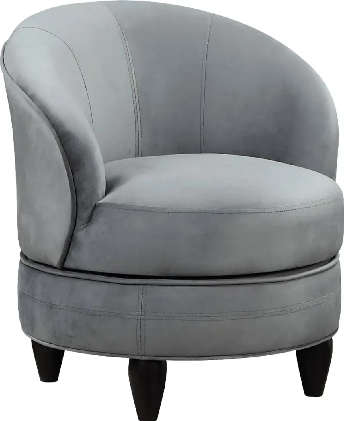 Camwick Light Gray Swivel Accent Chair