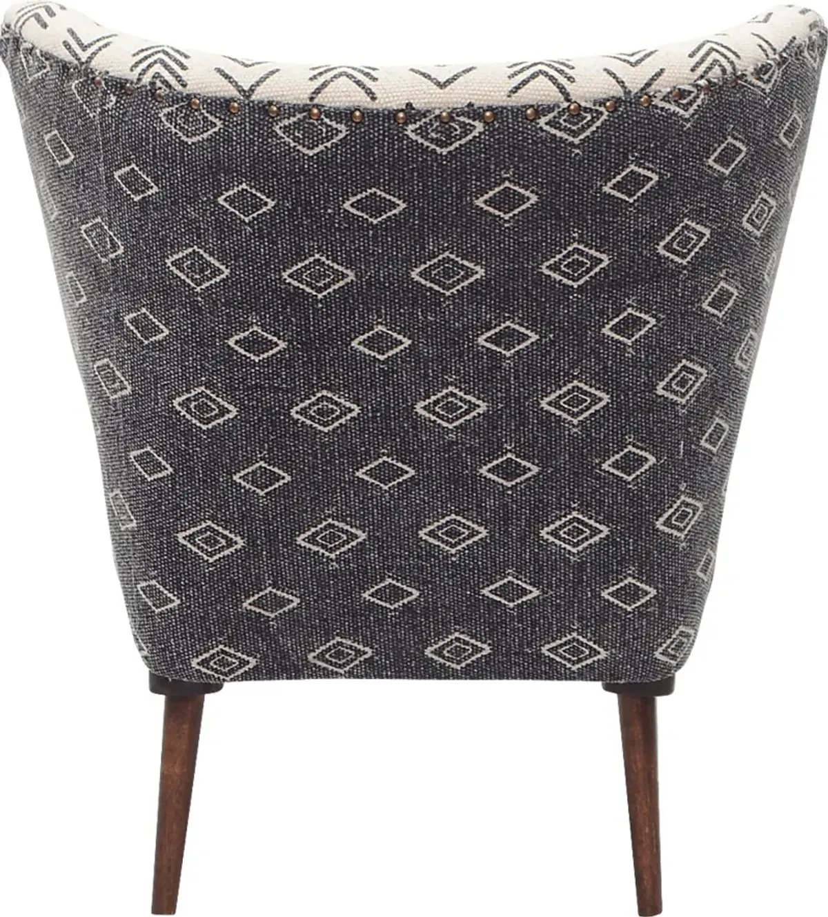 Mideli Cream/Black Accent Chair