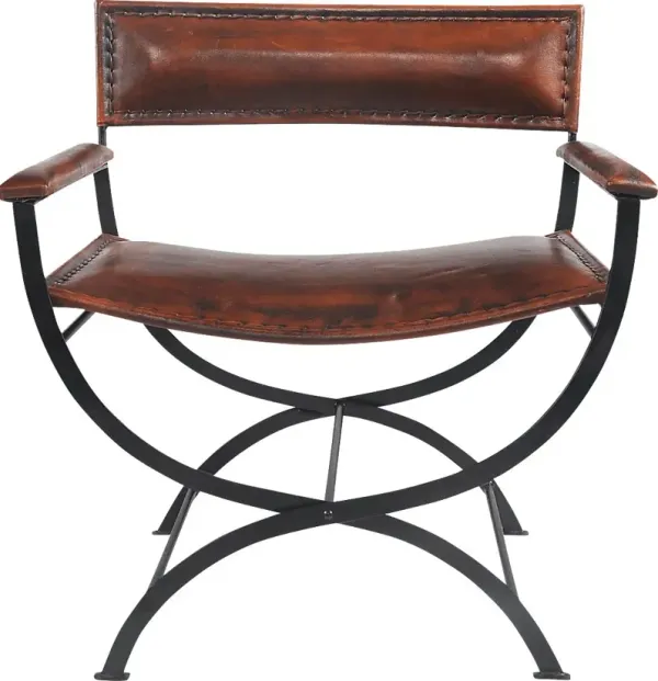 Egoria Brown Accent Chair