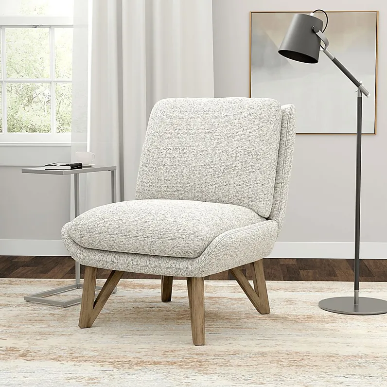 Talwrn Dark Gray Armless Accent Chair