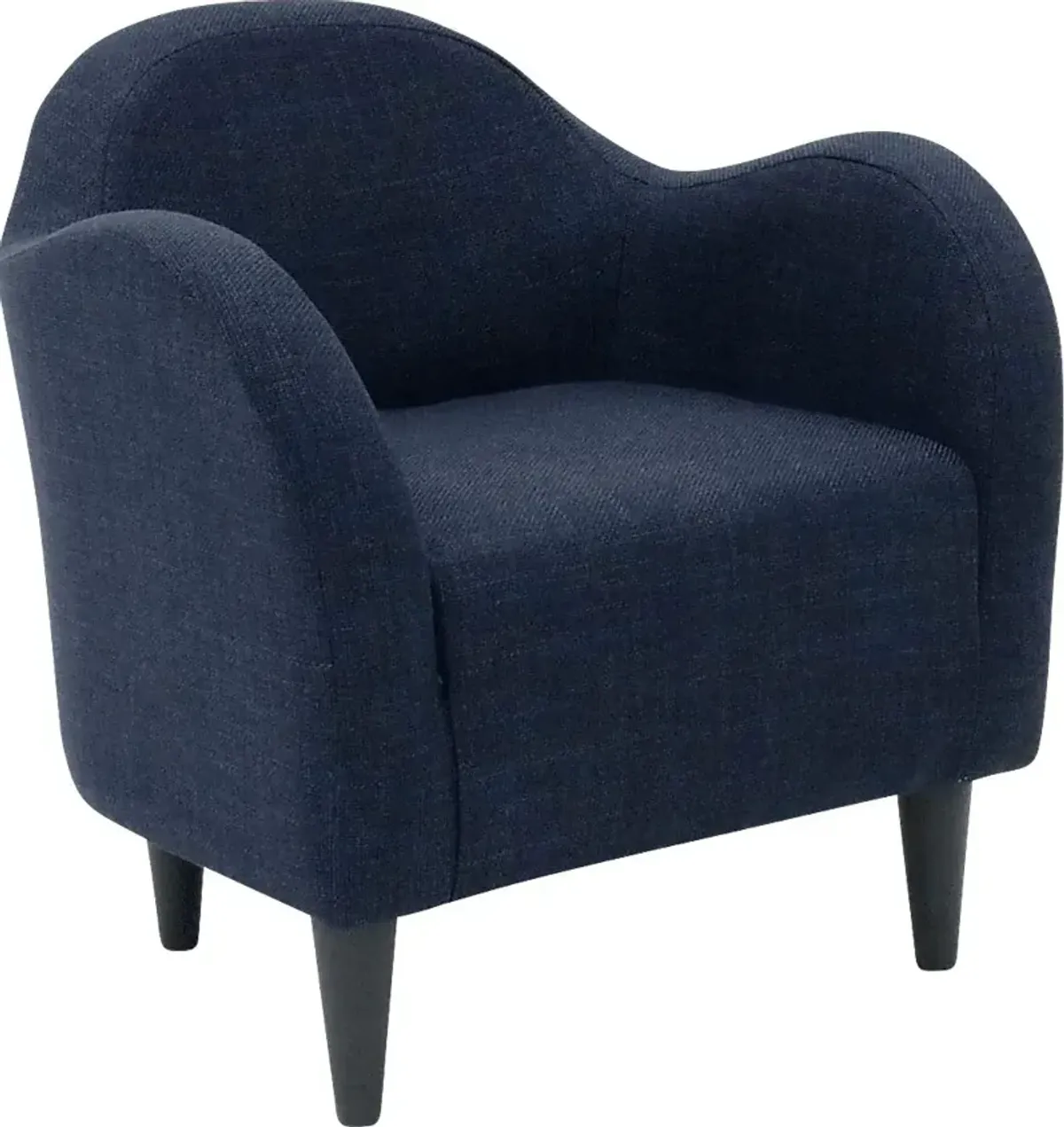 Peliel II Navy Accent Chair