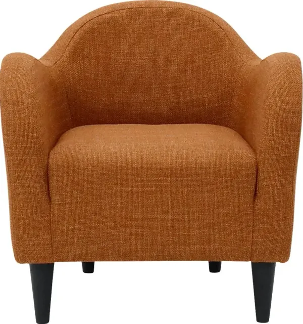 Peliel II Orange Accent Chair