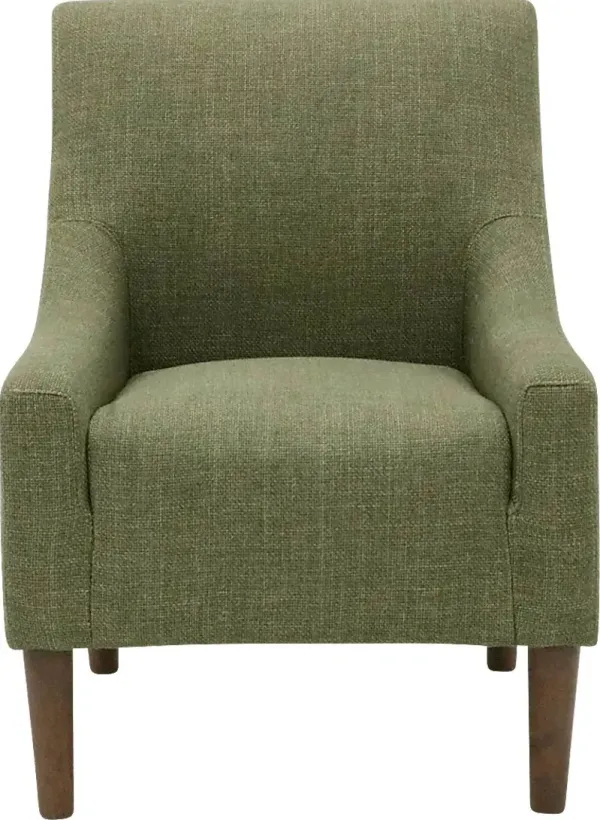 Arex I Green Accent Chair