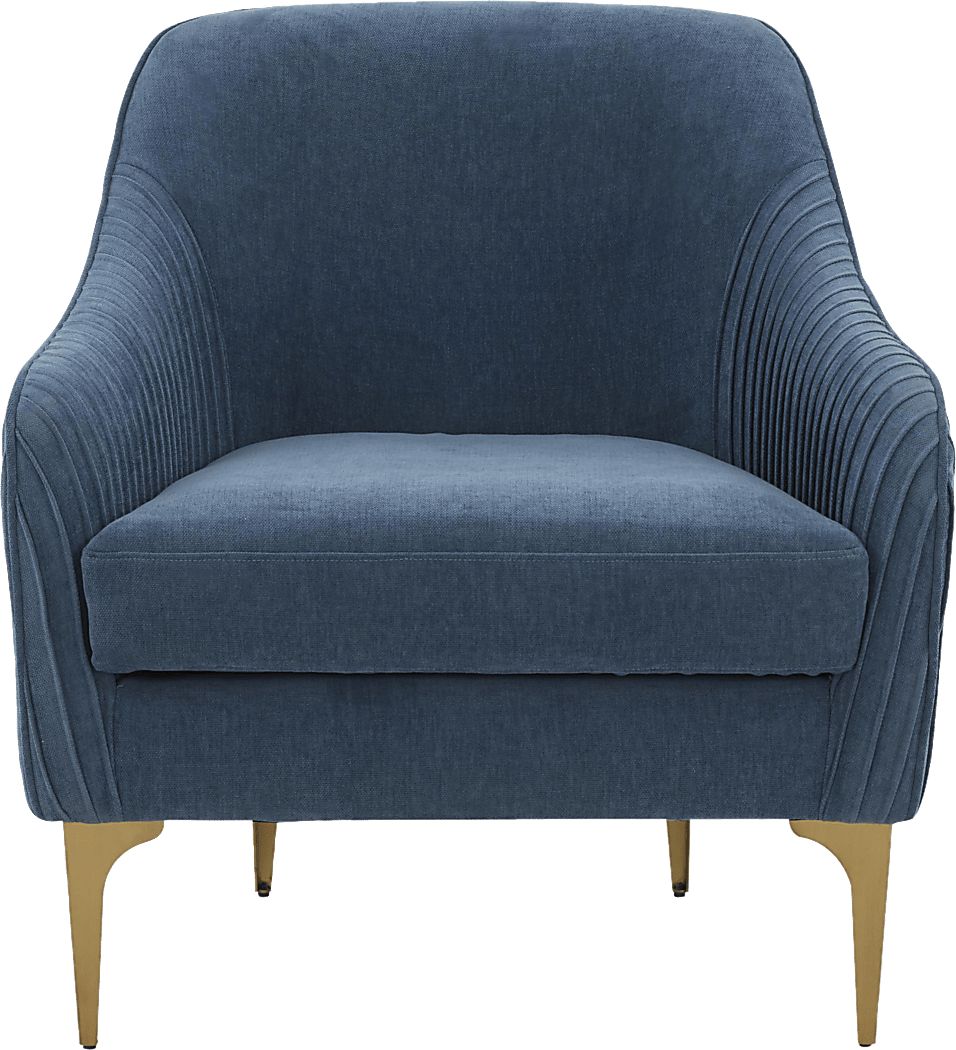 Spahrs Blue Accent Chair