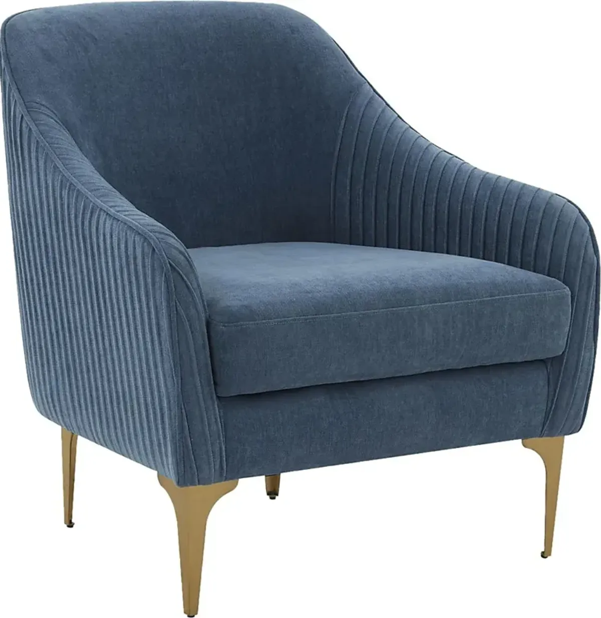 Spahrs Blue Accent Chair