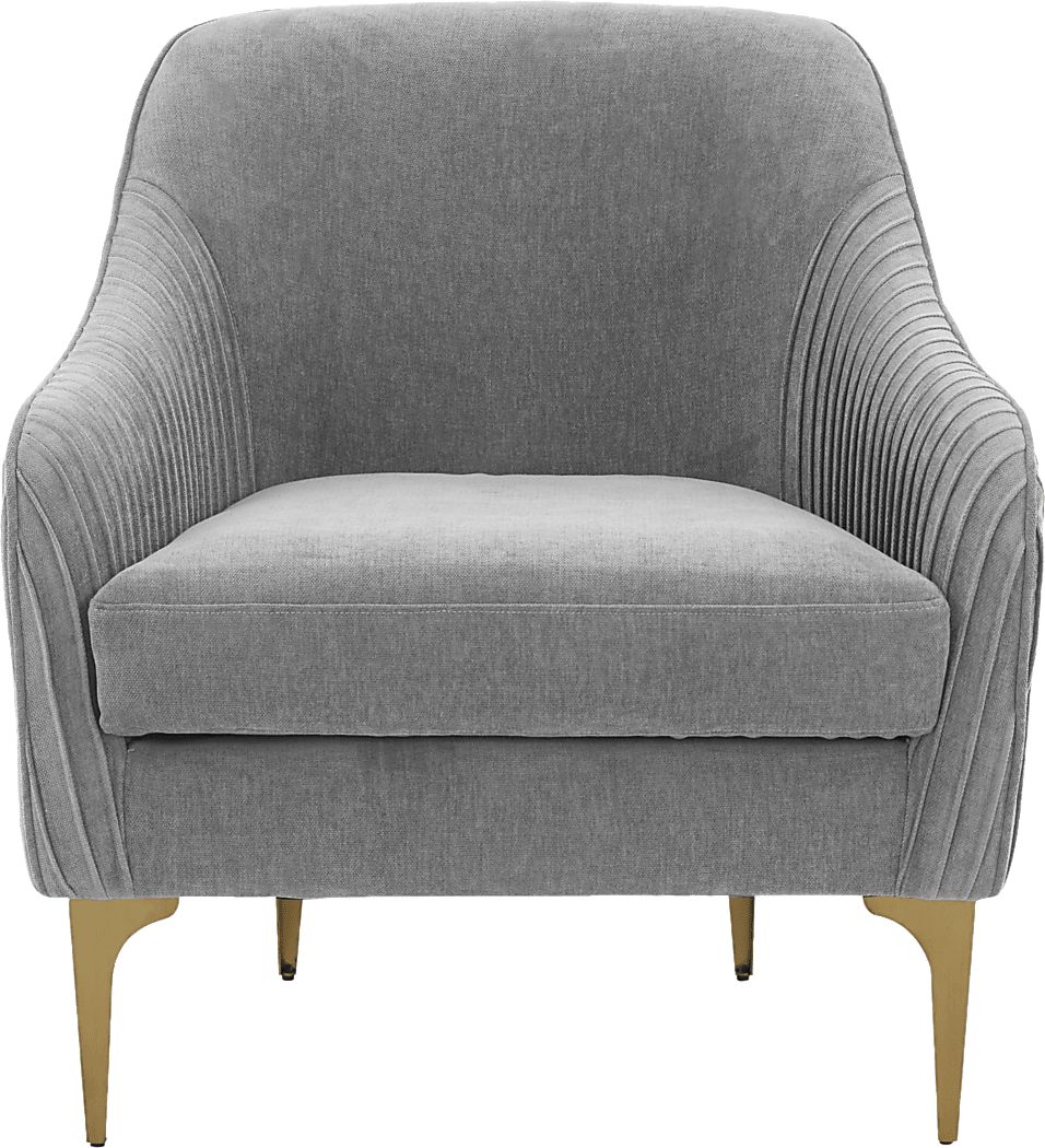 Spahrs Gray Accent Chair