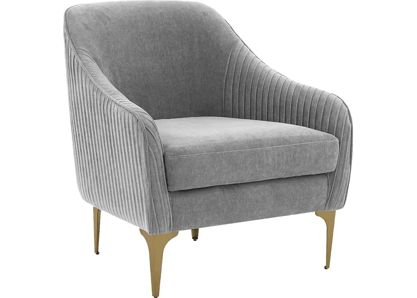 Spahrs Gray Accent Chair