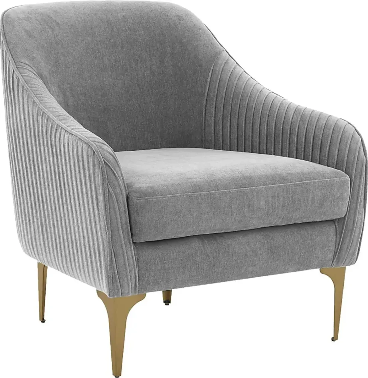 Spahrs Gray Accent Chair