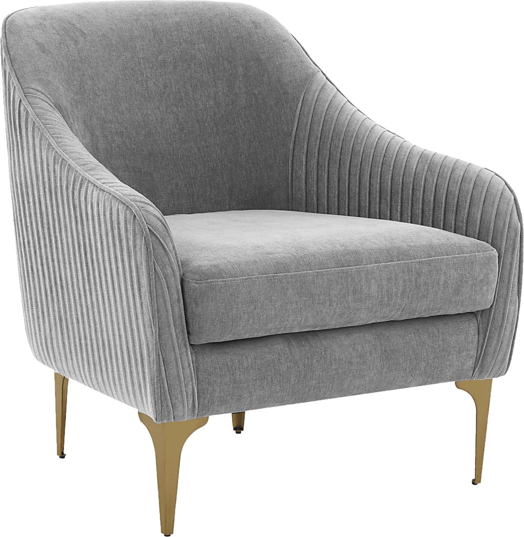 Spahrs Gray Accent Chair