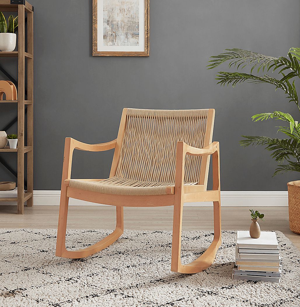 Vixa Natural Rocking Chair