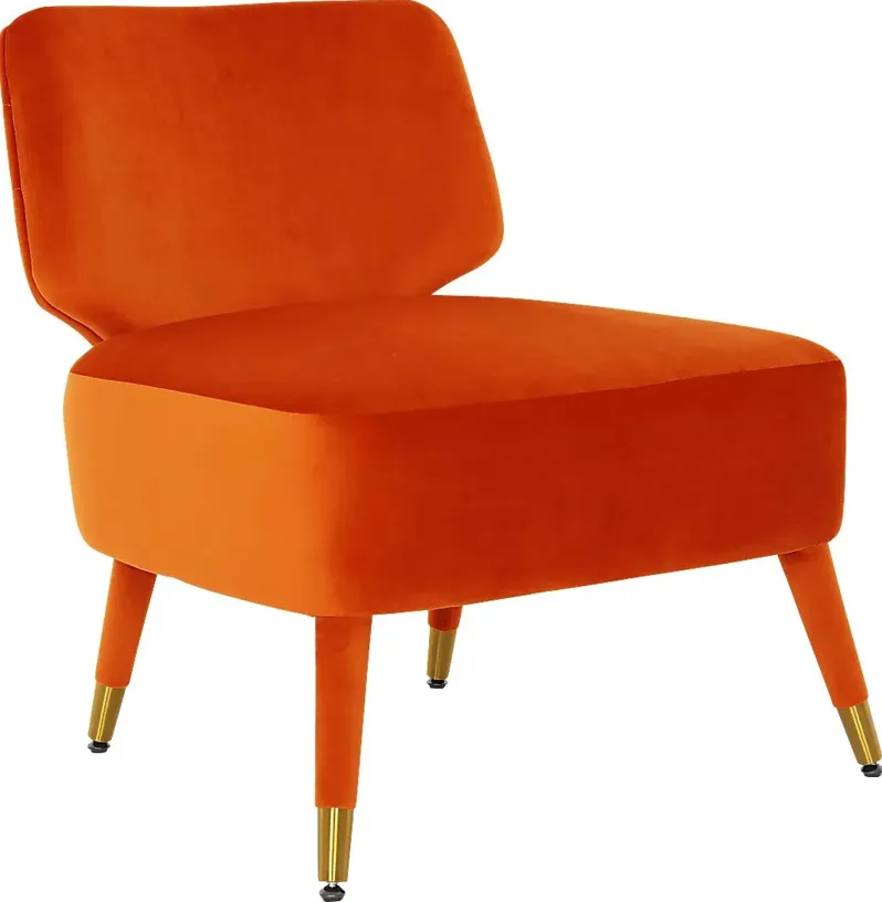 Mildine Orange Accent Chair