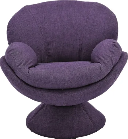 Shobu Purple Accent Chair