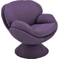 Shobu Purple Accent Chair