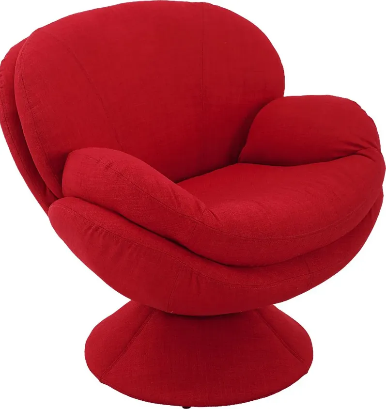 Shobu Red Accent Chair