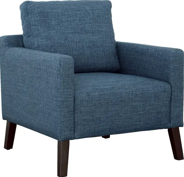 Wyndon Blue Accent Chair