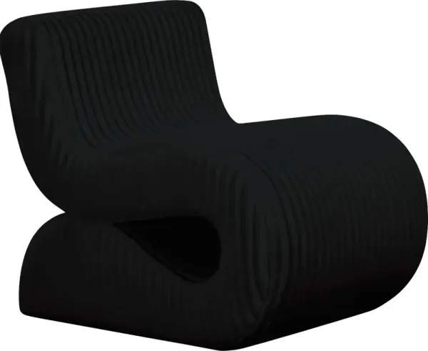 Fortrose Black Accent Chair