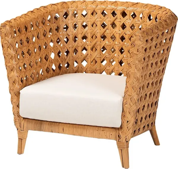 Dampeer Brown Accent Chair