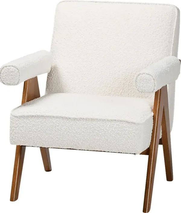 Amatasia Cream Accent Chair