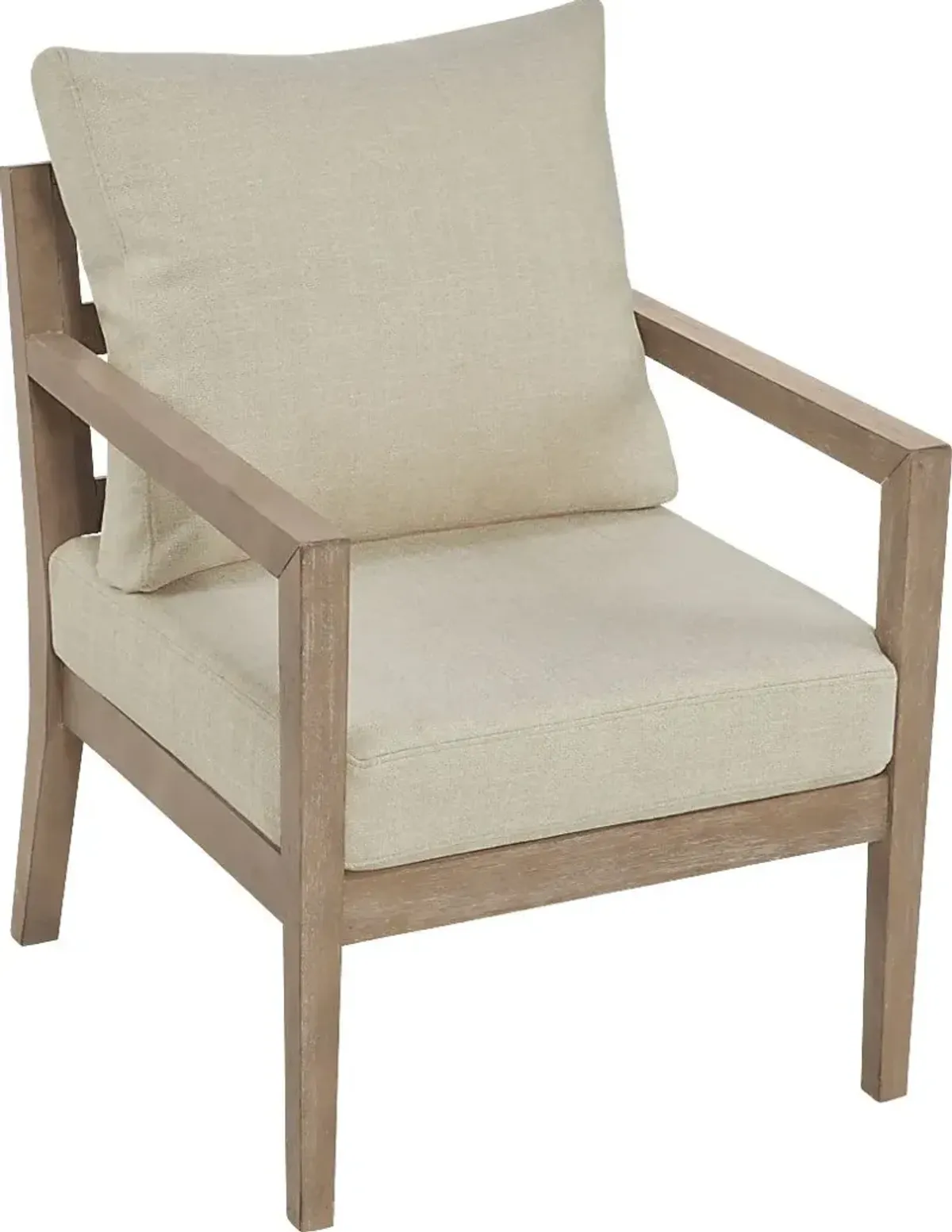 Parwiz Beige Accent Chair