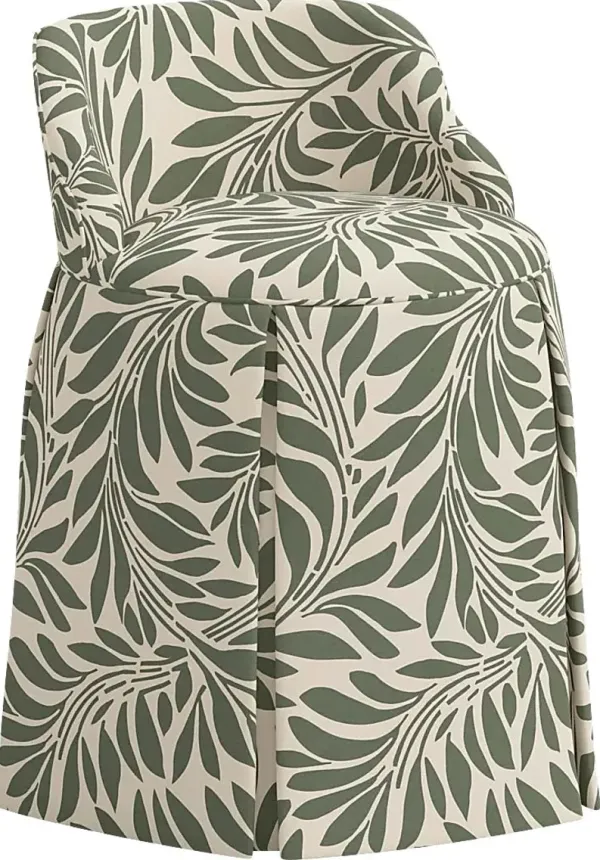 Ifanna Green Skirted Vanity