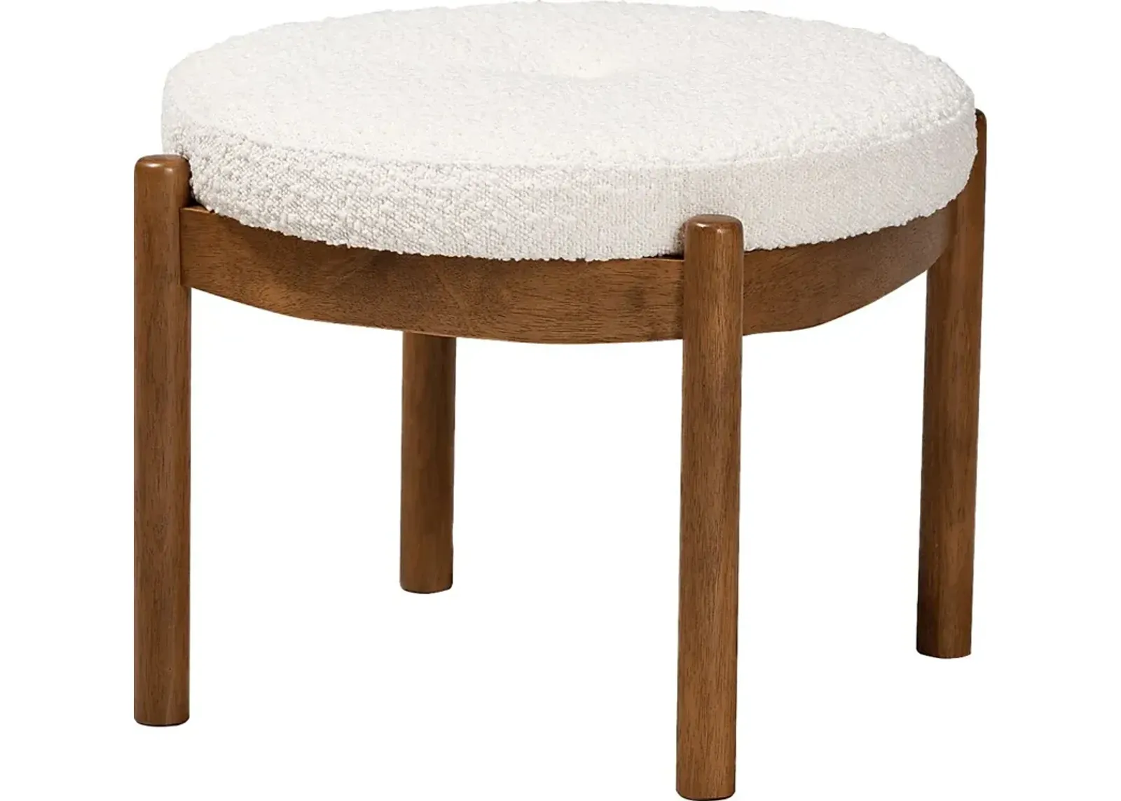 Swanner Brown Ottoman