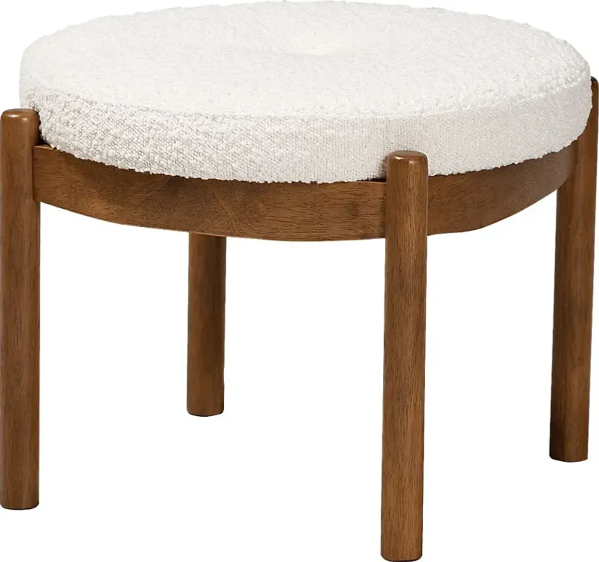 Swanner Brown Ottoman