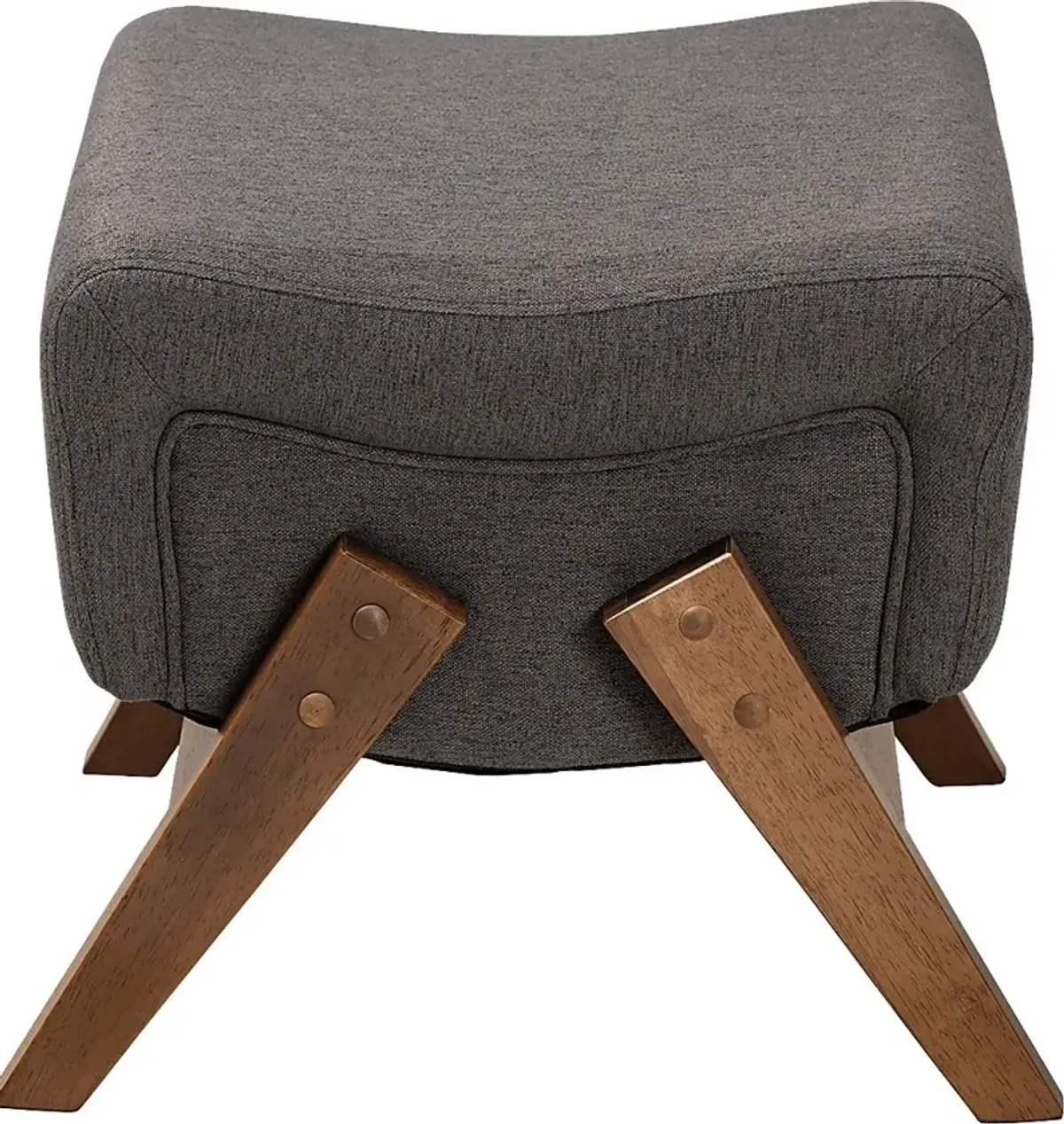 Detillion Dark Gray Ottoman