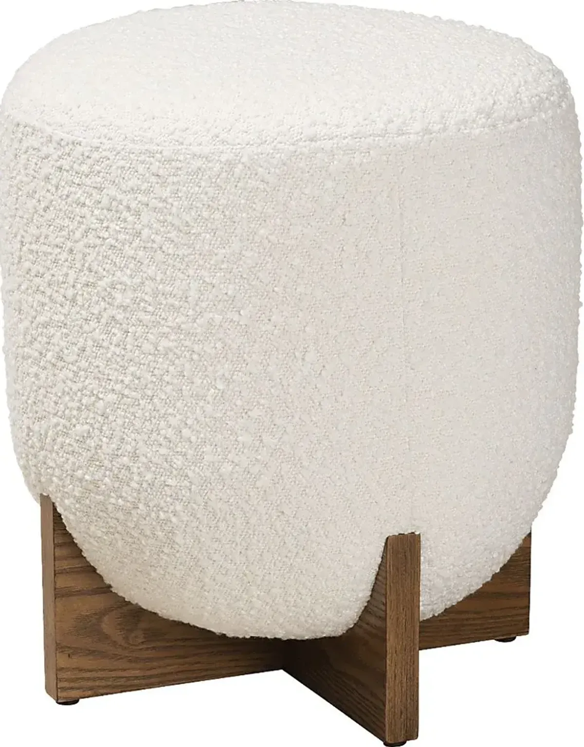 Lafoye Cream Ottoman