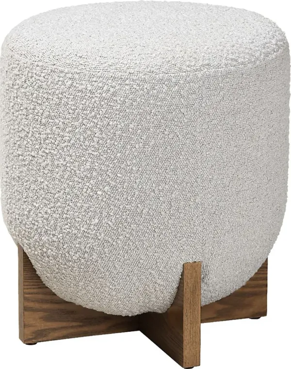 Lafoye Light Gray Ottoman