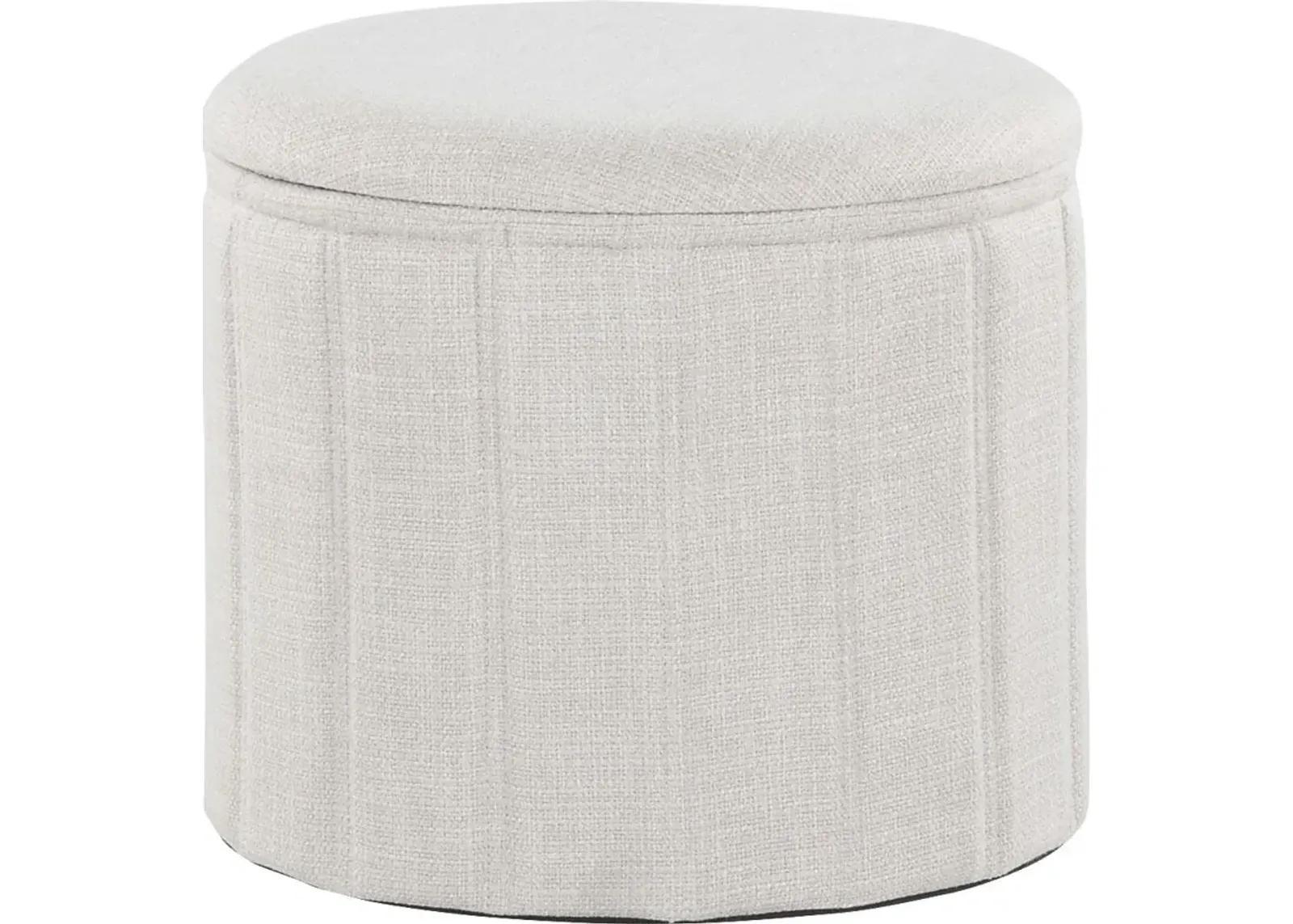 Sharynwood Cream Storage Ottoman