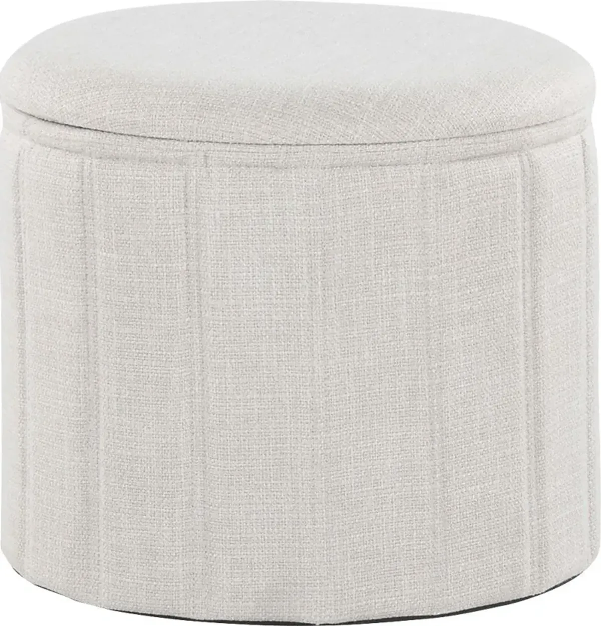 Sharynwood Cream Storage Ottoman