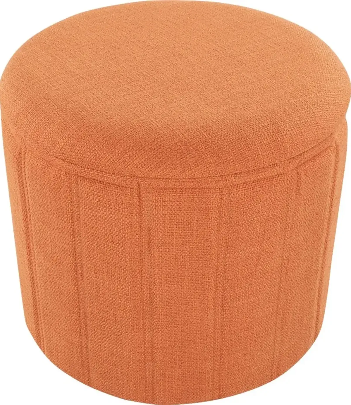 Sharynwood Orange Storage Ottoman