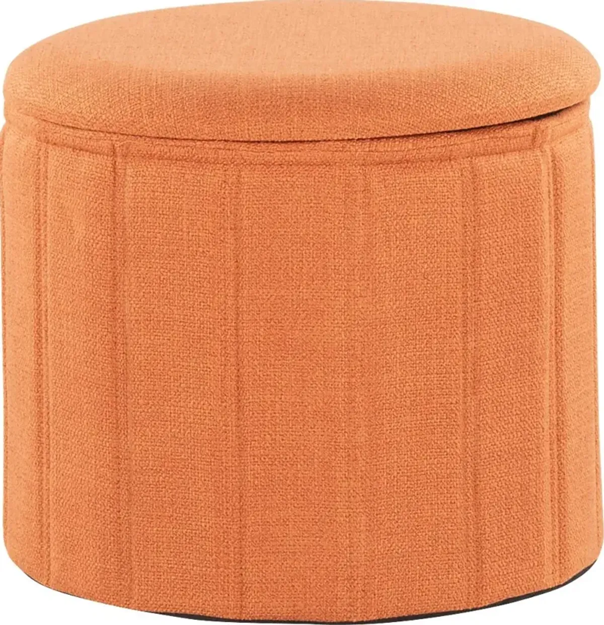 Sharynwood Orange Storage Ottoman