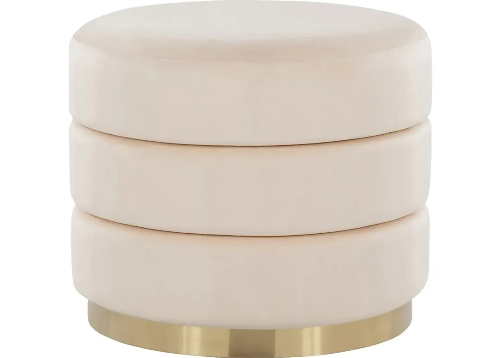 Sorbonne Cream Ottoman