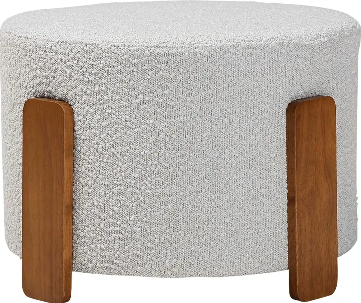 Geddings Gray Ottoman