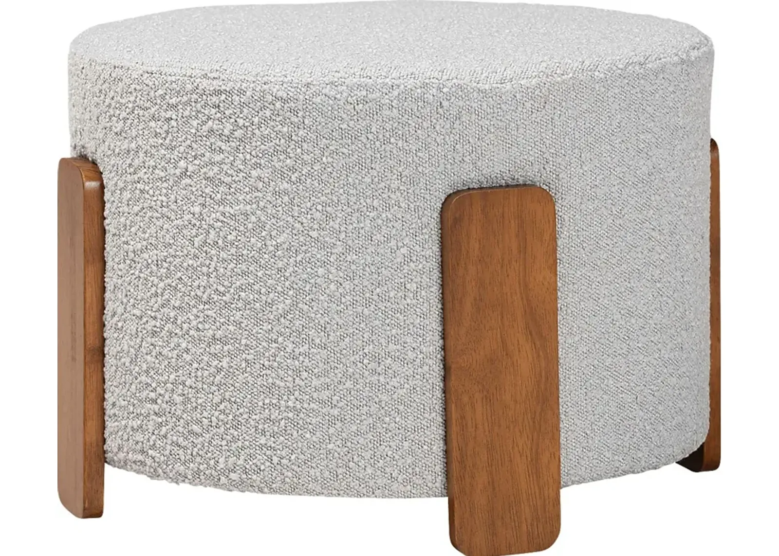 Geddings Gray Ottoman