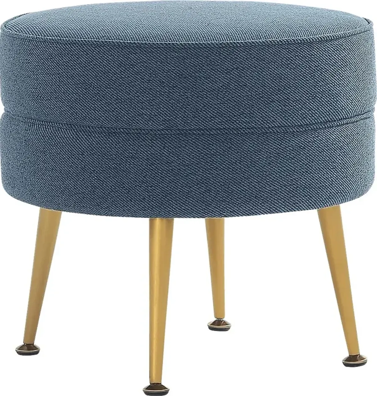 Berseem I Blue Ottoman