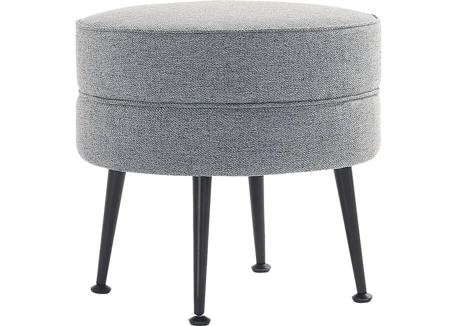 Berseem II Gray Ottoman