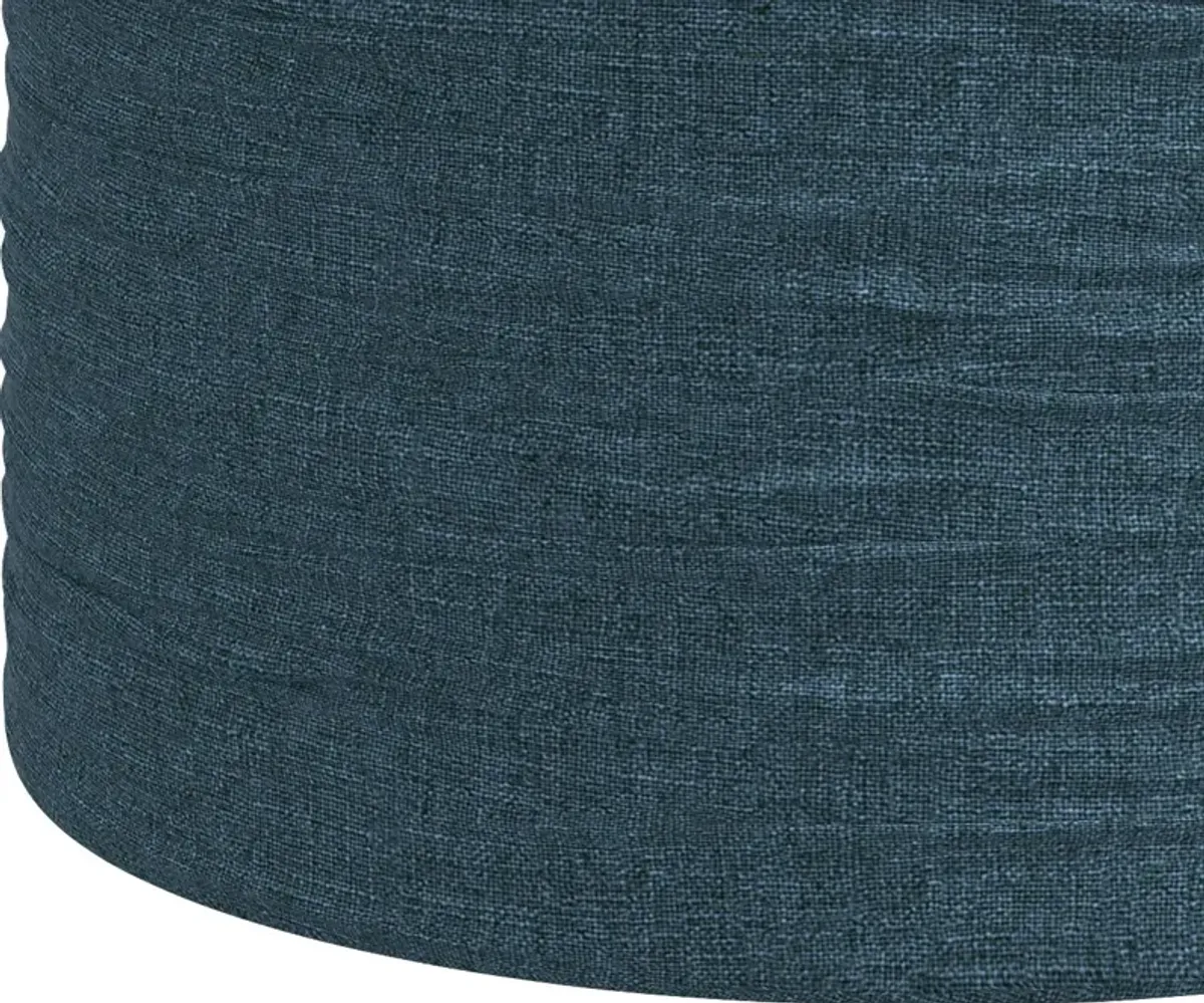 Tuau Blue Ottoman