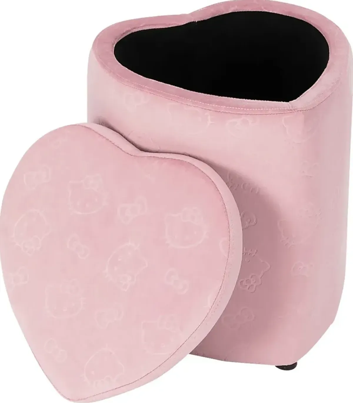 Kids Hello Kitty Pink Vanity Ottoman