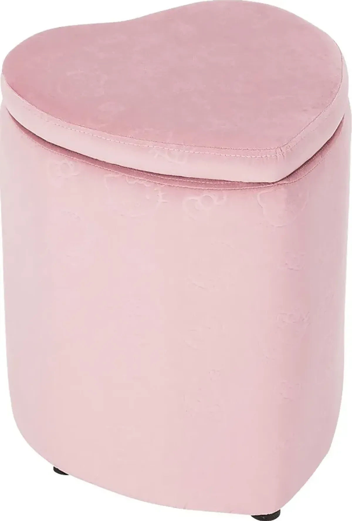 Kids Hello Kitty Pink Vanity Ottoman