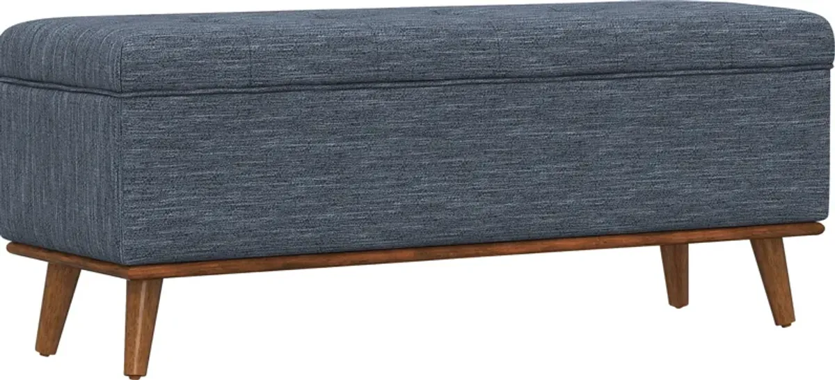 Bemaro Blue Ottoman