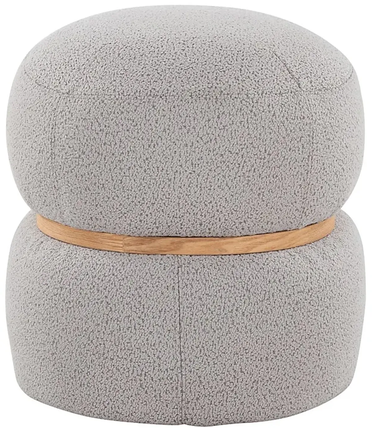 Dreim Gray Ottoman