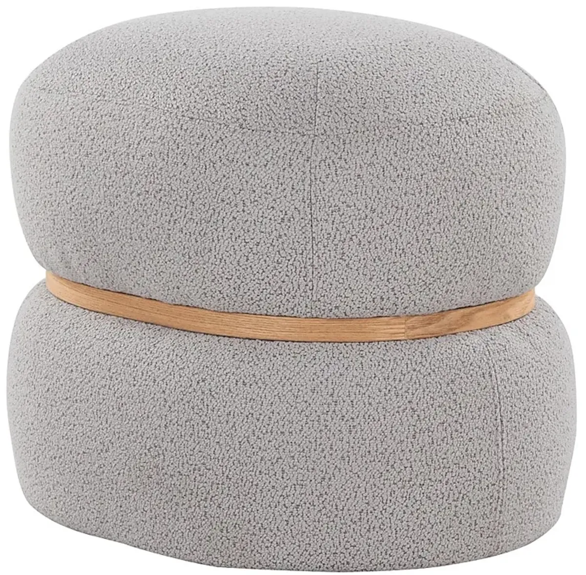 Dreim Gray Ottoman