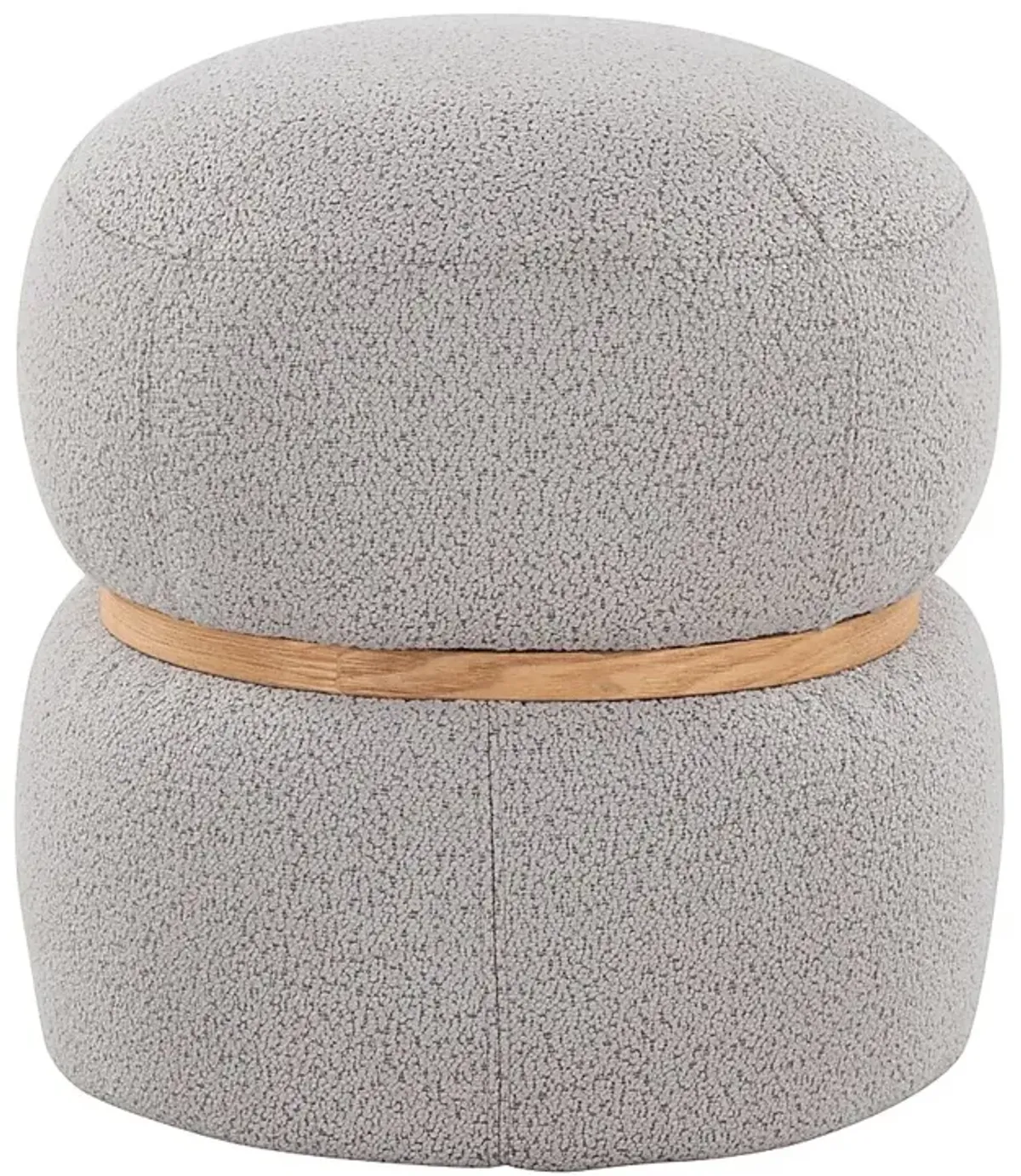 Dreim Gray Ottoman