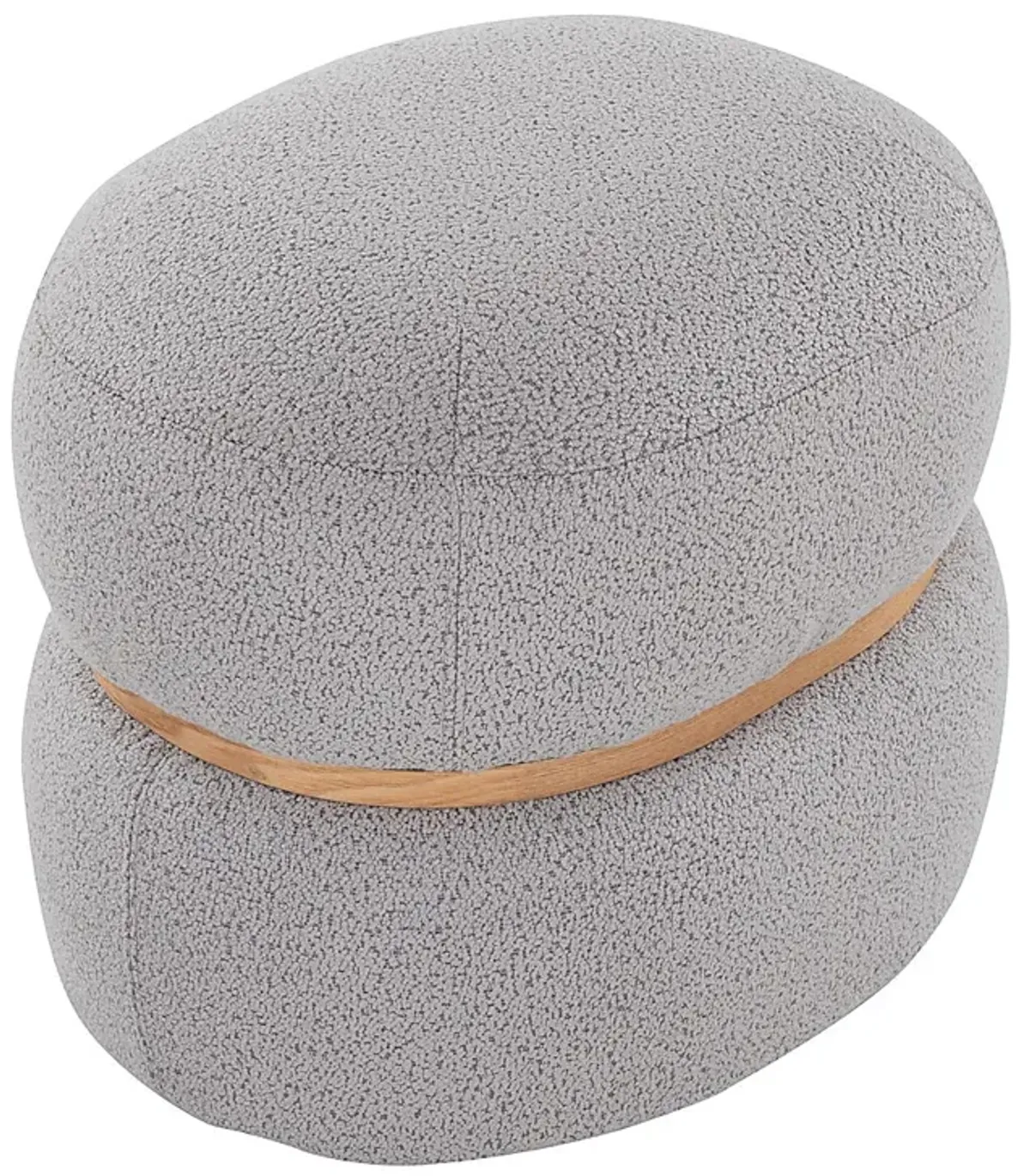 Dreim Gray Ottoman